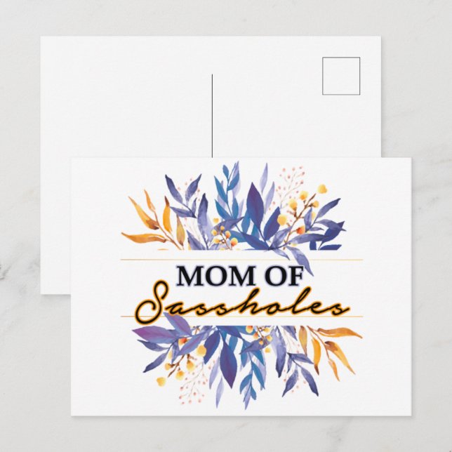 Carte Postale Maman de Sassholes (Devant / Derrière)