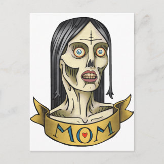 Carte Postale Maman de zombi