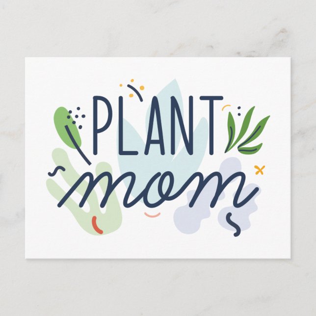 Carte Postale Maman des plantes (Devant)