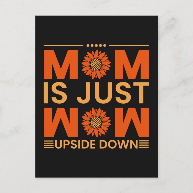 Carte Postale Maman est juste wow, les idées cadeaux de jour pou (Devant)