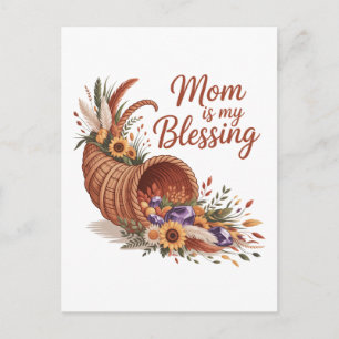 Carte Postale Maman est ma bénédiction