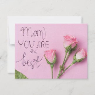 Carte Postale Maman, tu es la meilleure