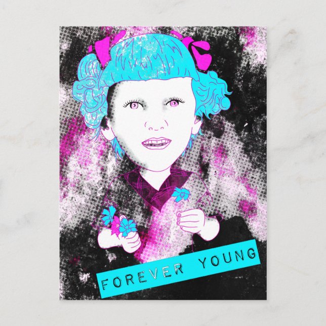 Carte Postale maman, tu me manques... toujours jeune. (Devant)