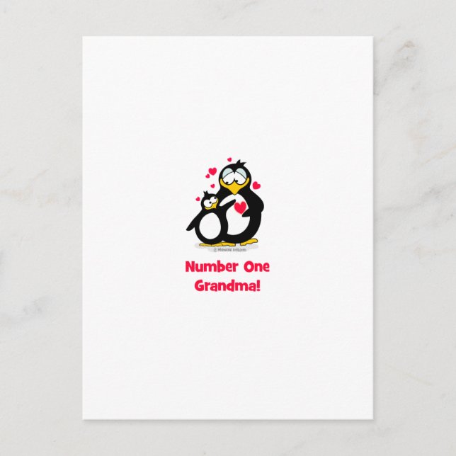 Carte Postale Mamie numéro un (Devant)