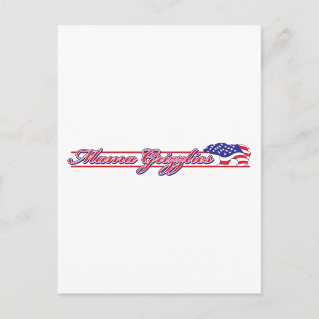Carte Postale Mamma-Grizzly.Script-eps (Devant)