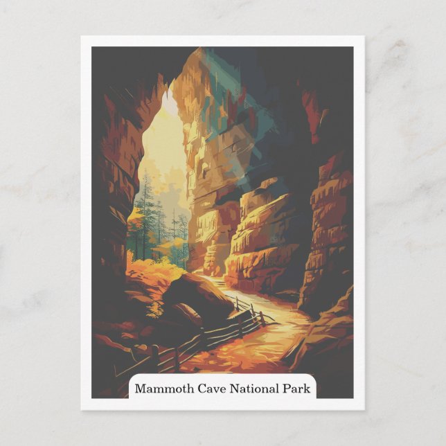 Carte Postale Mammoth Cave National Park, Kentucky USA (Devant)