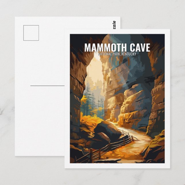 Carte Postale Mammoth Cave National Park Kentucky USA (Devant / Derrière)