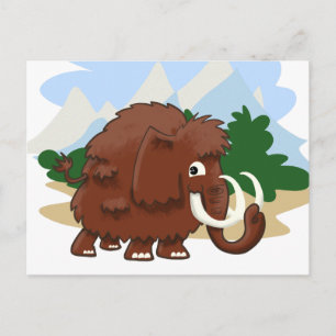 Carte Postale Mammoth laineux