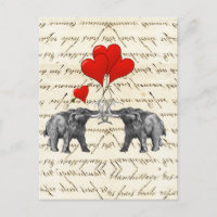 Mammouths et coeurs vintages