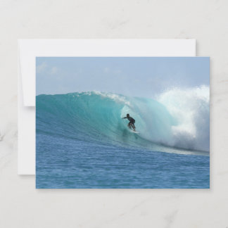 Carte postale Man Surfing