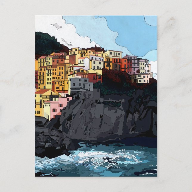 Carte Postale Manarola (Devant)