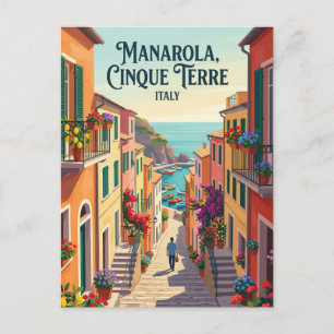 Carte Postale Manarola, Cinque Terre, Italie