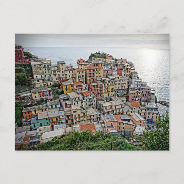 Carte Postale Manarola - The Cinque Terre - Italy Postcard (Devant)