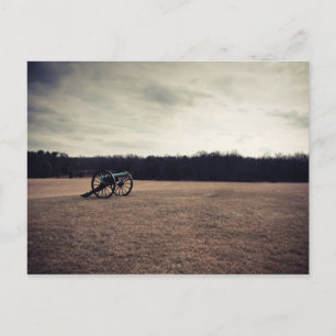 Carte Postale Manassas Champ de bataille Cannon