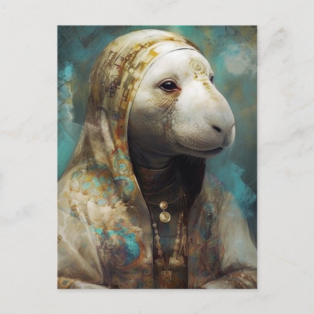 Carte postale Manatee (Devant)