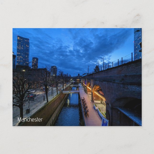 Carte Postale Manchester Deansgate Castlefield (Devant)