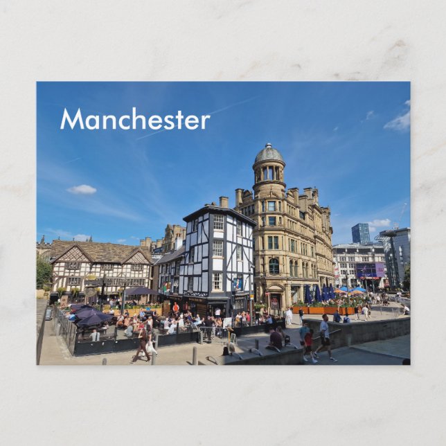 Carte Postale Manchester Exchange Square (Devant)