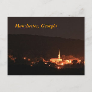 Carte Postale Manchester, Géorgie