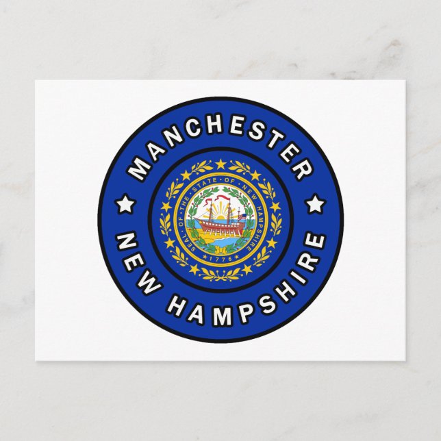 Carte Postale Manchester New Hampshire (Devant)