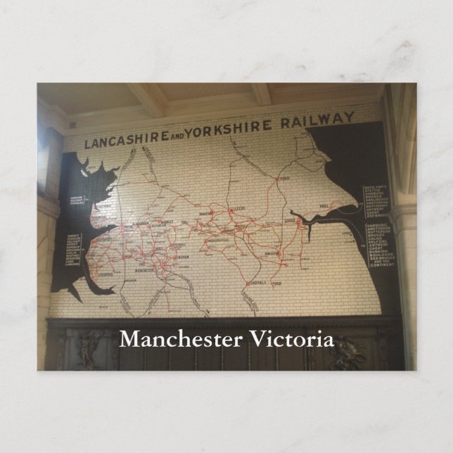 Carte Postale Manchester Victoria (Devant)