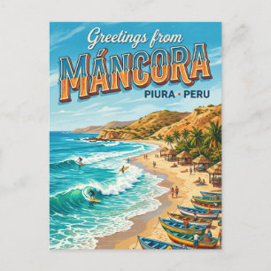 Carte Postale Máncora Pérou