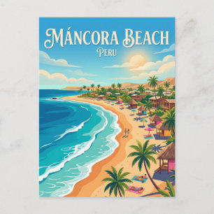 Carte Postale Máncora, Piura Pérou