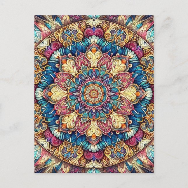 Carte Postale Mandala (Devant)