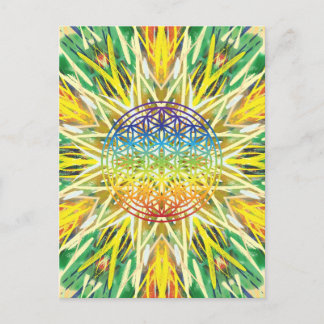 Carte Postale Mandala Art