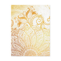 Mandala - Brosse dorée