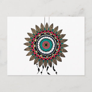 Carte Postale Mandala de Dreamcatcher