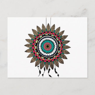 Carte Postale Mandala de Dreamcatcher
