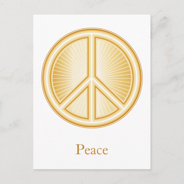 Carte Postale Mandala de paix (Devant)