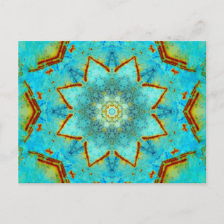 Carte Postale Mandala de rouille