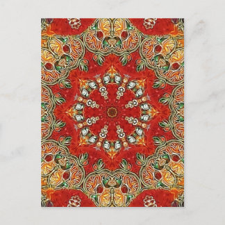 Carte Postale Mandala en mosaïque indienne