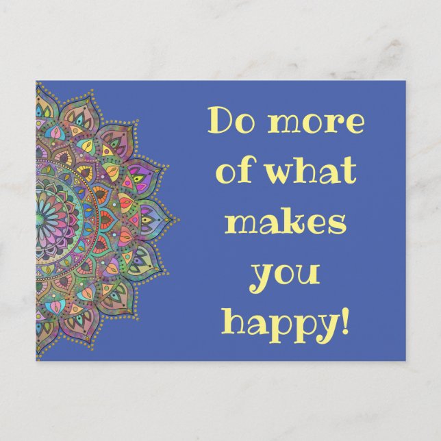Carte Postale Mandala Inde Style 1 (Devant)