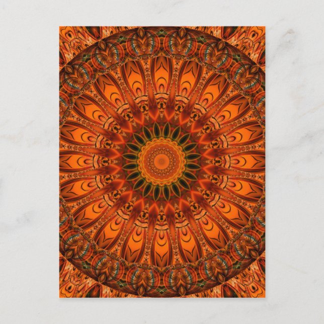 Carte Postale Mandala Je me sens bien chez Tutti (Devant)