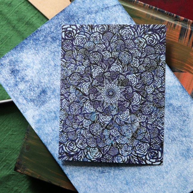 Carte Postale Mandala Nature Florale (Créateur téléchargé)