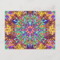 Mandala Psychedelique Hippie Trip Color Splash