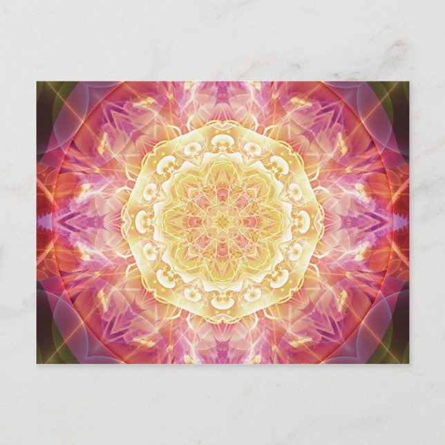 Carte Postale Mandalas de pardon et de libération 9 (Devant)