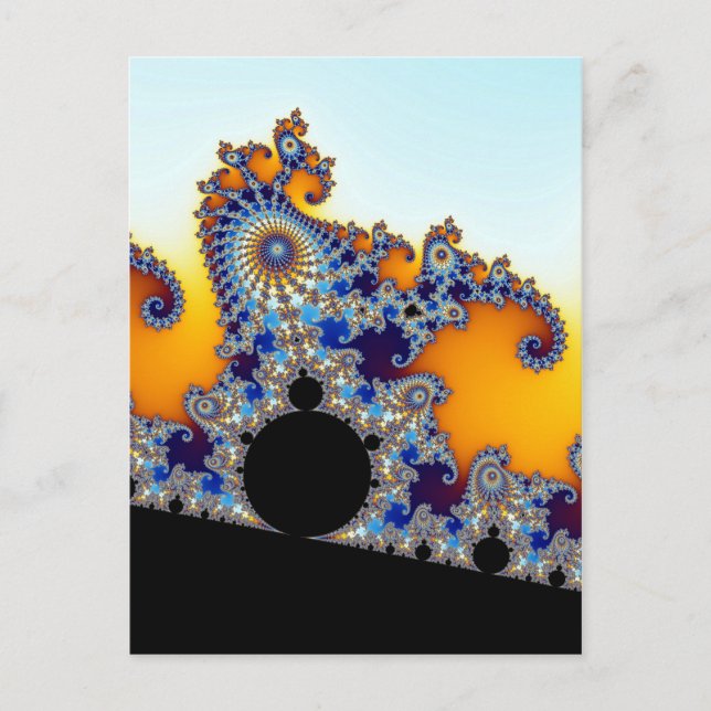 Carte Postale Mandelbrot Set Fractal Seahorse (Devant)