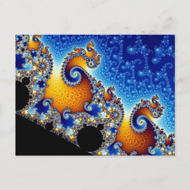 Carte Postale Mandelbrot Set Fractal Shape (Devant)