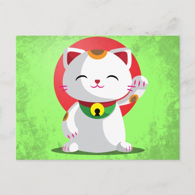 Carte Postale Maneki Neko (Devant)