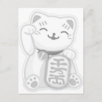 maneki neko grey