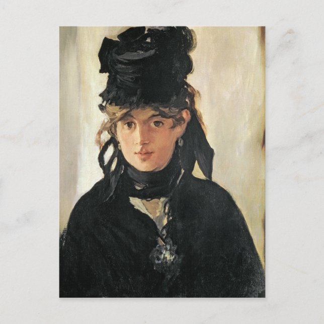 Carte Postale Manet | Berthe Morisot avec un bouquet de violette (Devant)