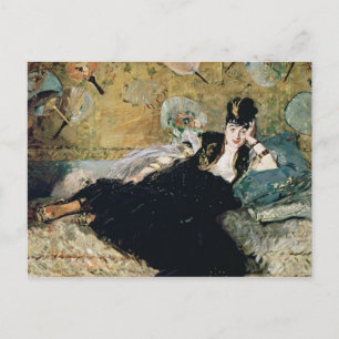 Carte Postale Manet La Dame aux fans