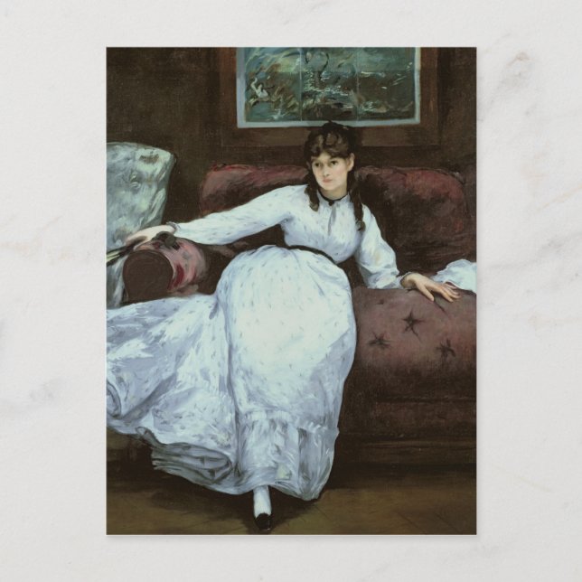Carte Postale Manet | Le reste, portrait de Berthe Morisot (Devant)