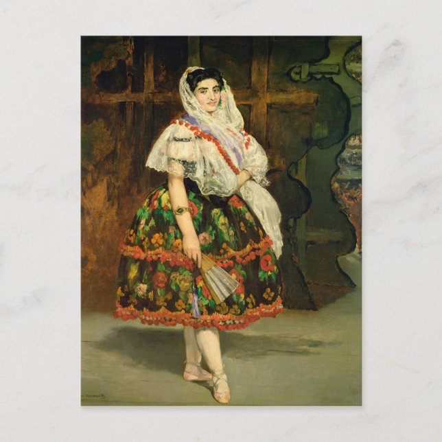 Carte Postale Manet | Lola de Valence, 1862 (Devant)