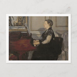 Carte Postale Manet   Madame Manet au piano, 1868