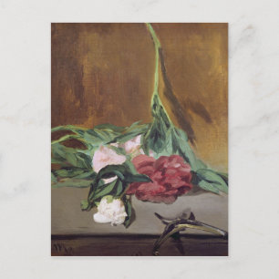 Carte Postale Manet   Pierre de pivoines et de sécateurs, c.1864