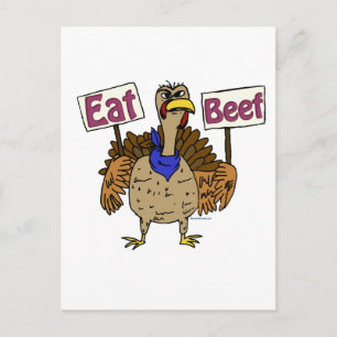 Carte Postale Manger du boeuf - Parler de Turquie